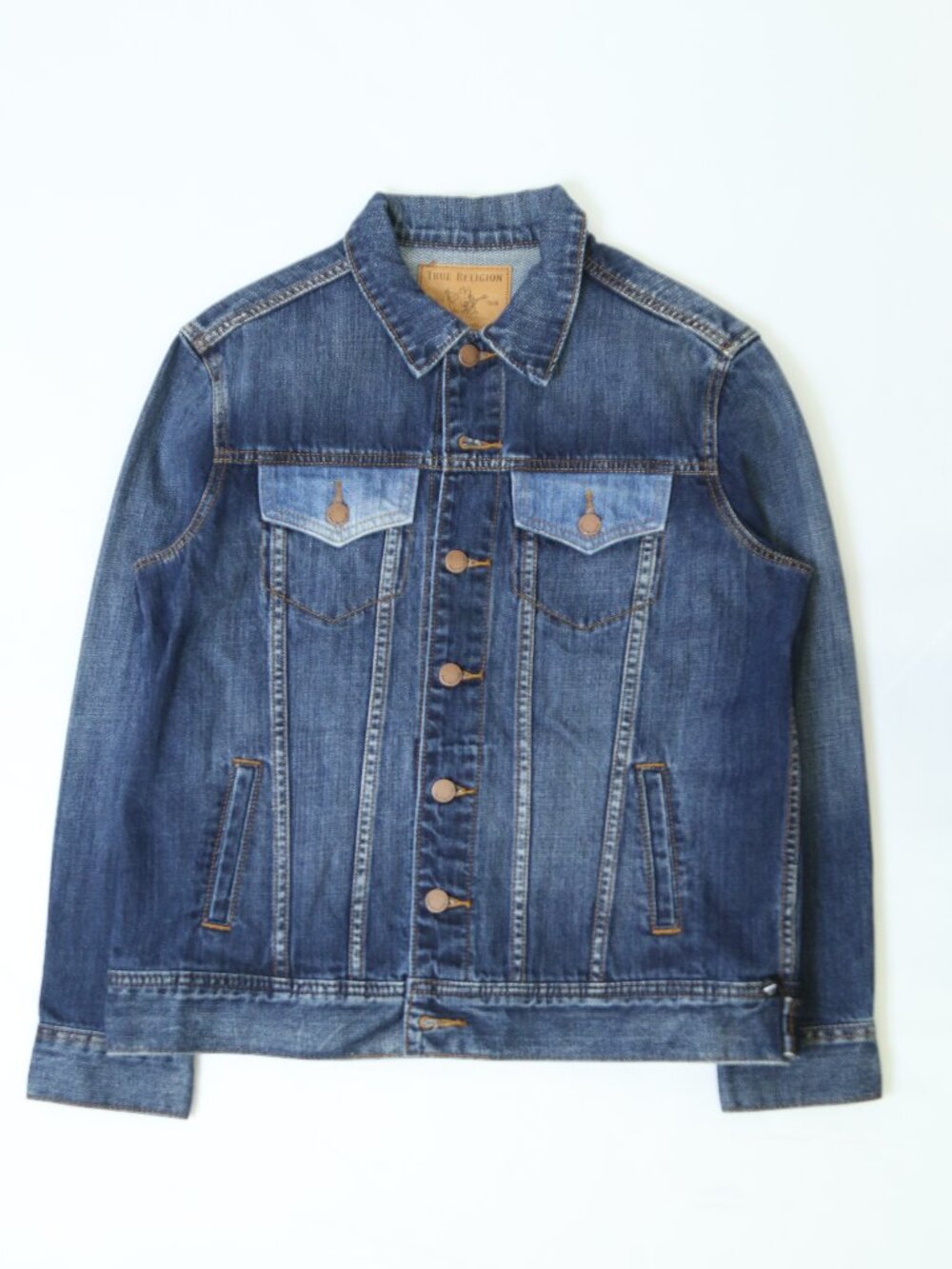 Men's True Religion Horseshoe Denim Jacket Size Small